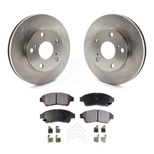 Charger l&#39;image dans la galerie, Front Disc Brake Rotors And Ceramic Pads Kit For Toyota Camry 2.2L