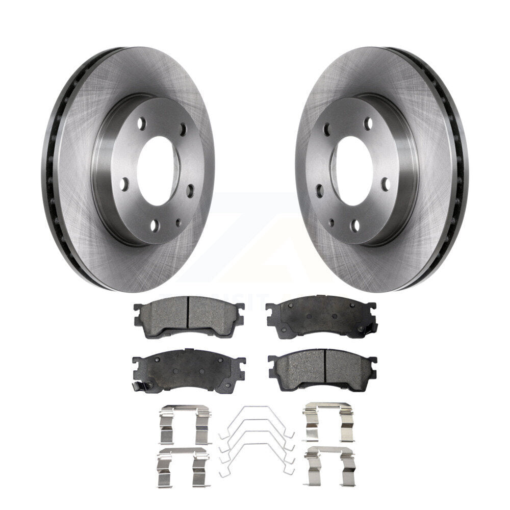 Front Disc Brake Rotors And Ceramic Pads Kit For Mazda 626 Ford Probe MX-6