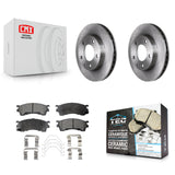 Front Disc Brake Rotors And Ceramic Pads Kit For Mazda 626 Ford Probe MX-6