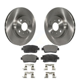 [Front] 2001-2003 Toyota Prius Premium OE Brake Rotors & Ceramic Pads Kit For Max Braking