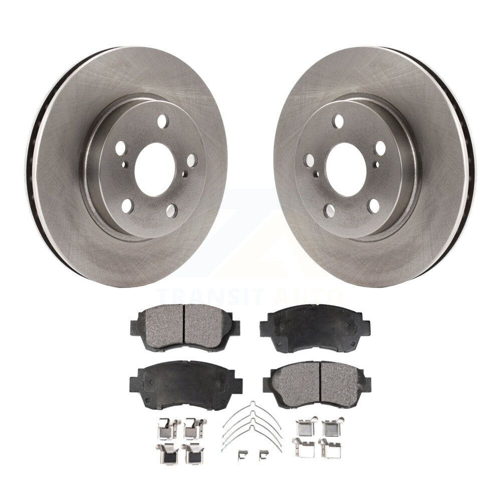 Front Disc Brake Rotors And Ceramic Pads Kit For 1998 Toyota Celica