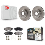 [Front] 1994-1997 Toyota Celica ST Premium OE Brake Rotors & Ceramic Pads Kit For Max Braking