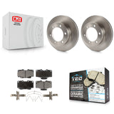 Front Disc Brake Rotors And Ceramic Pads Kit For Toyota 4Runner Tacoma
