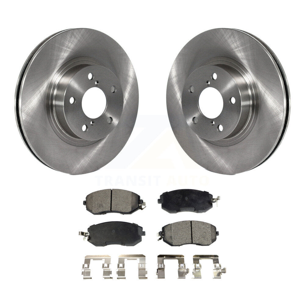 Front Disc Brake Rotors And Ceramic Pads Kit For Subaru Impreza Scion FR-S BRZ