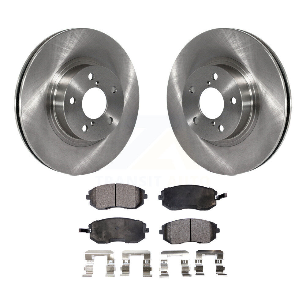 Front Disc Brake Rotors And Ceramic Pads Kit For Subaru Impreza Legacy Saab 9-2X