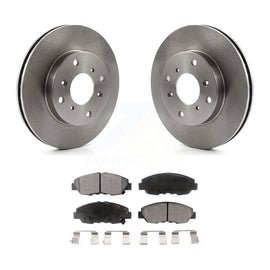 Front Disc Brake Rotors And Ceramic Pads Kit For Honda Accord Acura CL