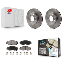 Charger l'image dans la galerie, Front Disc Brake Rotors And Ceramic Pads Kit For Honda Accord Acura CL