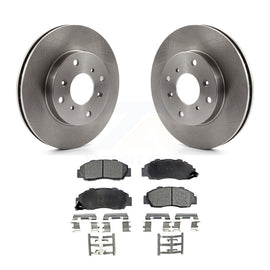 [Front] 1993-1994 Honda Prelude VTEC Premium OE Brake Rotors & Ceramic Pads Kit For Max Braking