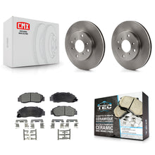 Charger l'image dans la galerie, [Front] 1993-1994 Honda Prelude VTEC Premium OE Brake Rotors &amp; Ceramic Pads Kit For Max Braking