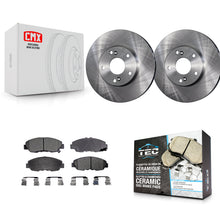 Load image into Gallery viewer, [Front] 2011 Honda Civic GX Premium OE Brake Rotors &amp; Ceramic Pads Kit For Max Braking