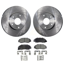 [Front] 1998-2002 Honda Accord 3.0L Premium OE Brake Rotors & Ceramic Pads Kit For Max Braking