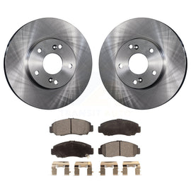 Front Disc Brake Rotors And Ceramic Pads Kit For Honda Accord Civic Acura CSX