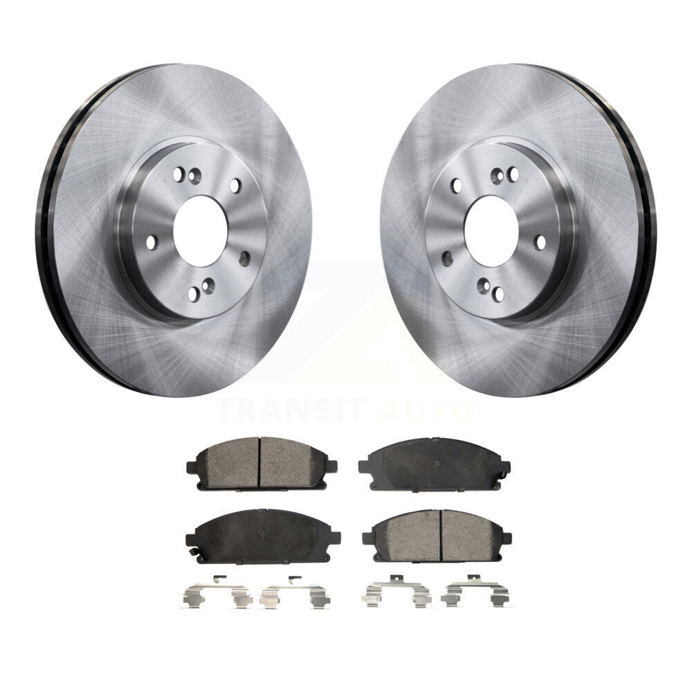 Front Disc Brake Rotors And Ceramic Pads Kit For 2003-2006 Acura MDX