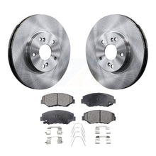 Load image into Gallery viewer, Front Disc Brake Rotors And Ceramic Pads Kit For Honda Pilot Accord