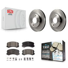 Load image into Gallery viewer, Front Disc Brake Rotors And Ceramic Pads Kit For Mitsubishi Lancer