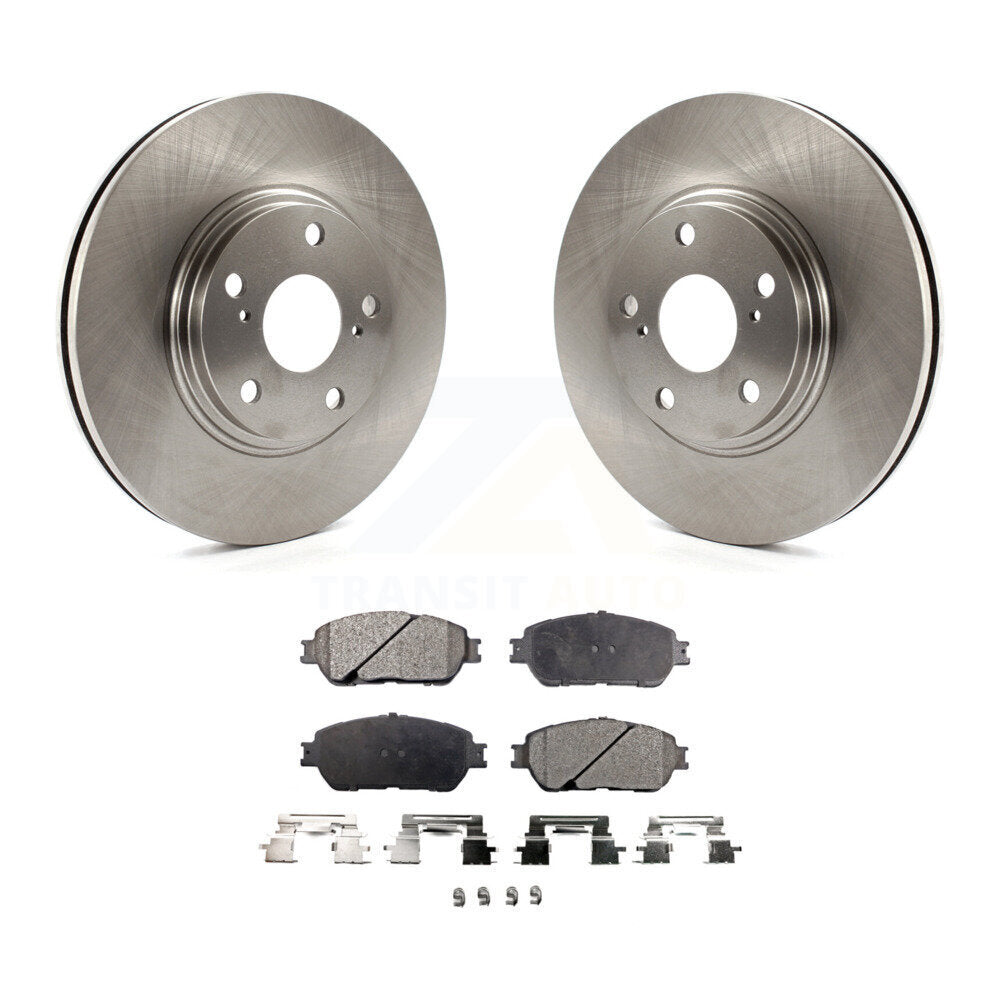 Front Disc Brake Rotors And Ceramic Pads Kit For 2004-2006 Lexus ES330