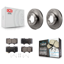Load image into Gallery viewer, Front Disc Brake Rotors And Ceramic Pads Kit For Toyota Tundra Sequoia