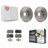 Front Disc Brake Rotors & Ceramic Pad Kit For Mercedes-Benz ML500 ML430 ML55 AMG