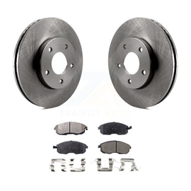 [Front] 2000-2001 Nissan Maxima INFINITI I30 Premium OE Brake Rotors & Ceramic Pads Kit For Max Braking