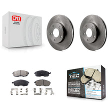Charger l'image dans la galerie, [Front] 2000-2001 Nissan Maxima INFINITI I30 Premium OE Brake Rotors &amp; Ceramic Pads Kit For Max Braking