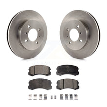 Charger l&#39;image dans la galerie, Front Disc Brake Rotors And Ceramic Pads Kit For Mitsubishi Lancer