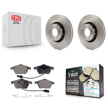 Load image into Gallery viewer, Front Disc Brake Rotors And Ceramic Pads Kit For Audi A4 Quattro A6 S4 S6