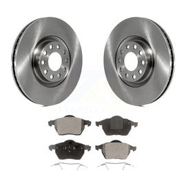 Front Brake Rotors Ceramic Pad Kit For Audi A6 Quattro With 320mm Diameter Rotor