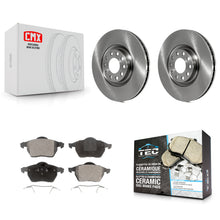 Charger l'image dans la galerie, Front Brake Rotors Ceramic Pad Kit For Audi A6 Quattro With 320mm Diameter Rotor