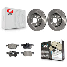 Load image into Gallery viewer, Front Disc Brake Rotors And Ceramic Pads Kit For Volvo S60 V70 XC70 S80