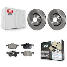 Load image into Gallery viewer, Front Disc Brake Rotors And Ceramic Pads Kit For Volvo S60 V70 XC70 S80