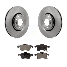 [Front] 2008-2009 Saturn Astra Premium OE Brake Rotors & Ceramic Pads Kit For Max Braking
