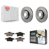 [Front] 2008-2009 Saturn Astra Premium OE Brake Rotors & Ceramic Pads Kit For Max Braking