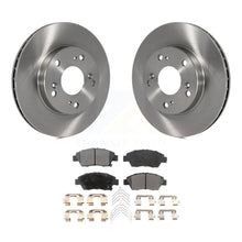 Load image into Gallery viewer, Front Disc Brake Rotors And Ceramic Pads Kit For Honda Civic Acura RSX CR-Z