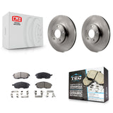 Front Brake Rotor Ceramic Pad Kit For Nissan Altima Maxima Infiniti I35 INFINITI
