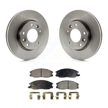 Charger l&#39;image dans la galerie, Front Disc Brake Rotors And Ceramic Pads Kit For Kia Sedona