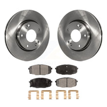 Load image into Gallery viewer, Front Disc Brake Rotors And Ceramic Pads Kit For Hyundai Elantra