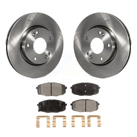 Front Disc Brake Rotors And Ceramic Pads Kit For Hyundai Elantra