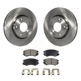 Front Brake Rotors & Ceramic Pad Kit For Hyundai Kia Sonata Soul Sportage Tucson