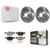 Front Disc Brake Rotors And Ceramic Pads Kit For BMW 330Ci 330i Z4 330xi