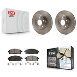 [Front] 2004-2009 Nissan Quest Premium OE Brake Rotors & Ceramic Pads Kit For Max Braking