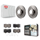 Front Disc Brake Rotors And Ceramic Pads Kit For Toyota 4Runner Lexus GX470