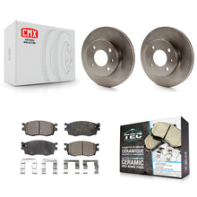 Charger l'image dans la galerie, [Front] 2006 Hyundai Accent Hatchback Premium OE Brake Rotors &amp; Ceramic Pads Kit For Max Braking