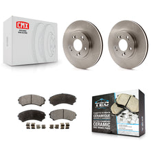 Charger l'image dans la galerie, Front Disc Brake Rotors And Ceramic Pads Kit For Mitsubishi Endeavor
