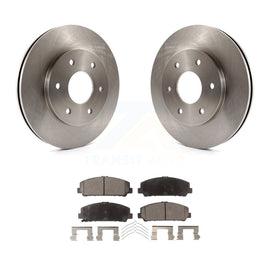 Front Disc Brake Rotors And Ceramic Pads Kit For INFINITI QX56