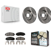 Load image into Gallery viewer, [Front] 04-05 Acura TL Automatic transmission Premium OE Brake Rotors &amp; Ceramic Pads Kit For Max Braking