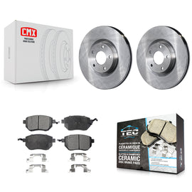 Front Brake Rotors Ceramic Pad Kit For Nissan Altima Murano Maxima Infiniti FX35