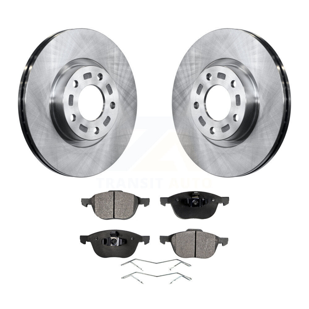 Front Disc Brake Rotors And Ceramic Pads Kit For Mazda 3 5 Sport