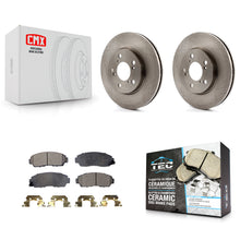 Load image into Gallery viewer, [Front] 2005-2010 Honda Odyssey Premium OE Brake Rotors &amp; Ceramic Pads Kit For Max Braking