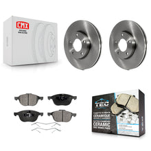 Charger l'image dans la galerie, Front Disc Brake Rotors And Ceramic Pads Kit For Mazda 3 Sport