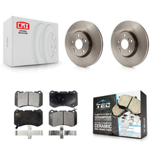 Charger l'image dans la galerie, Front Disc Brake Rotors And Ceramic Pads Kit For Acura TL